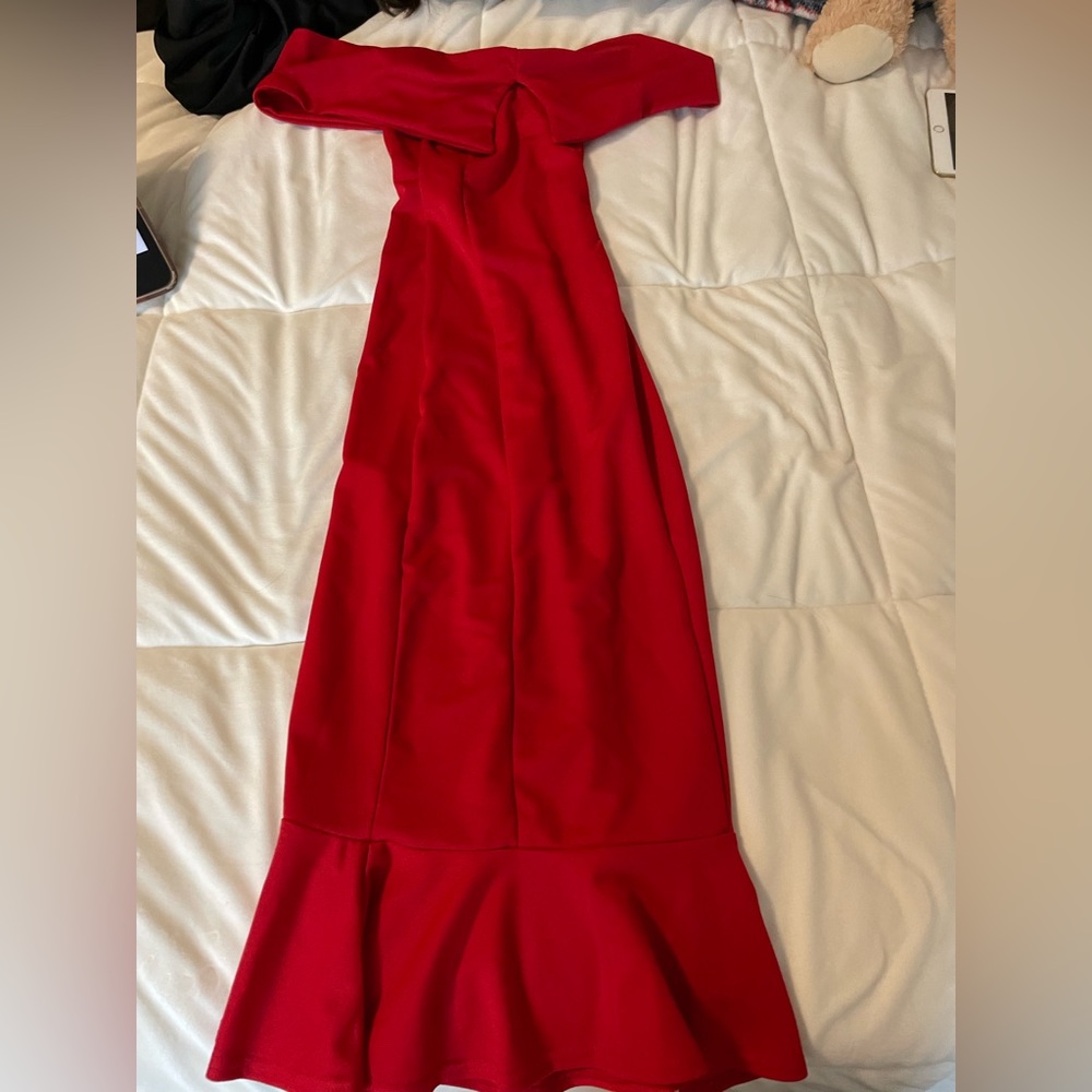 Red dress